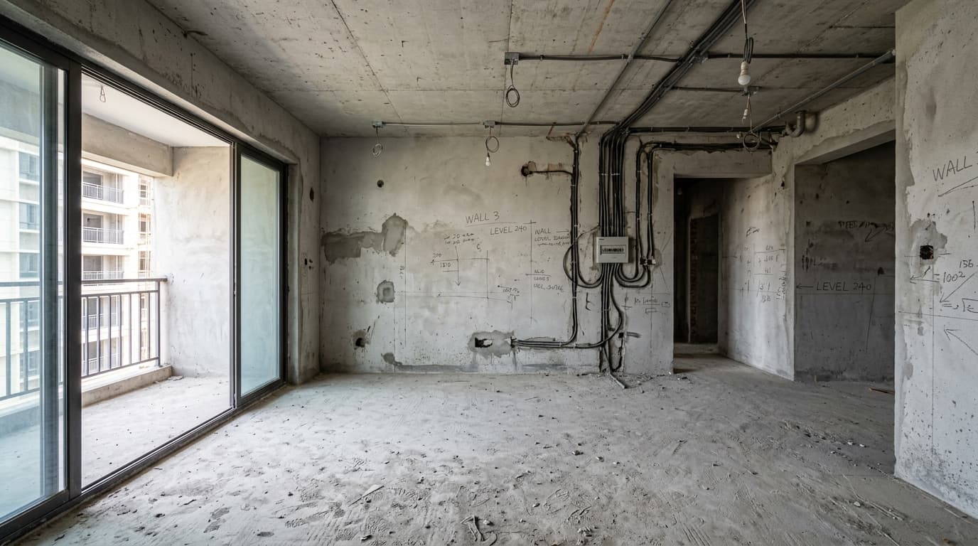 Before: Bare Construction Site